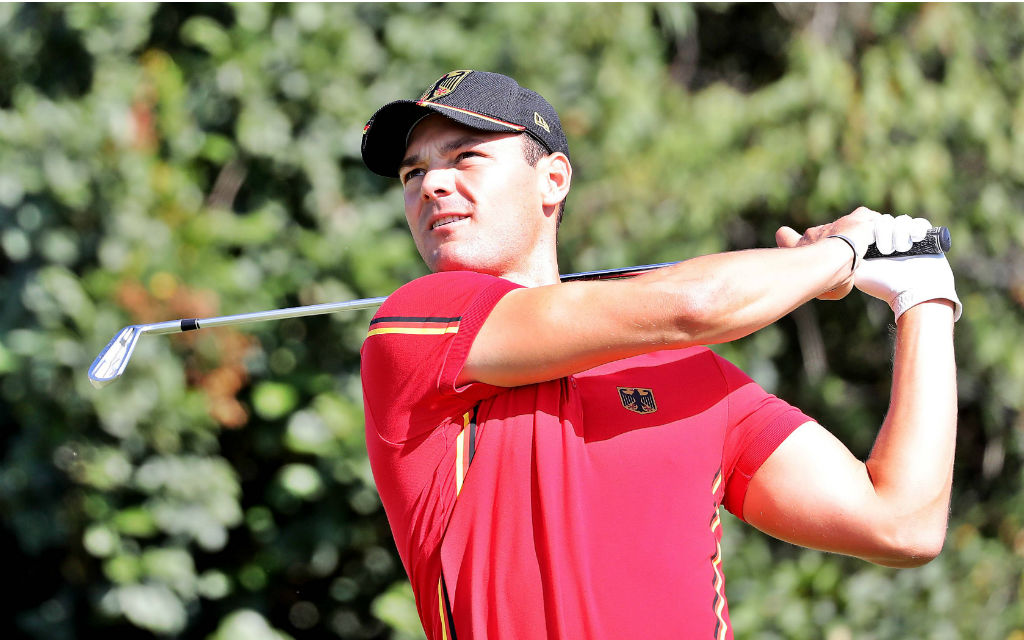 Rio 2016 Golf Herren: Martin Kaymer in Aktion. Wird Er mit Team Europa den Ryder Cup 2016 holen?