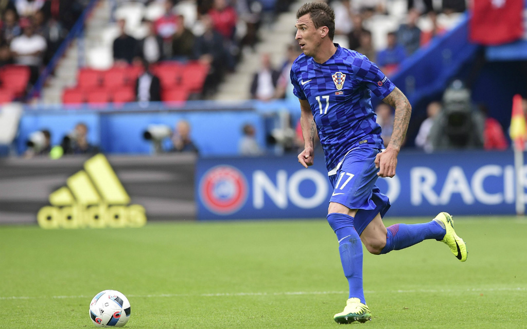 Kroatiens Torjäger Mario Mandzukic soll auch gegen Island treffen.