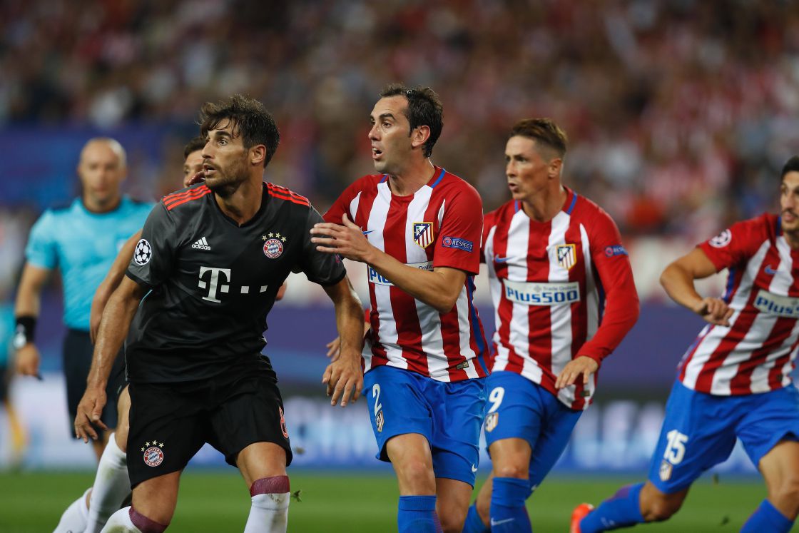 Javi Martínez (FC Bayern München) und Diego Godín (Atletico Madrid)