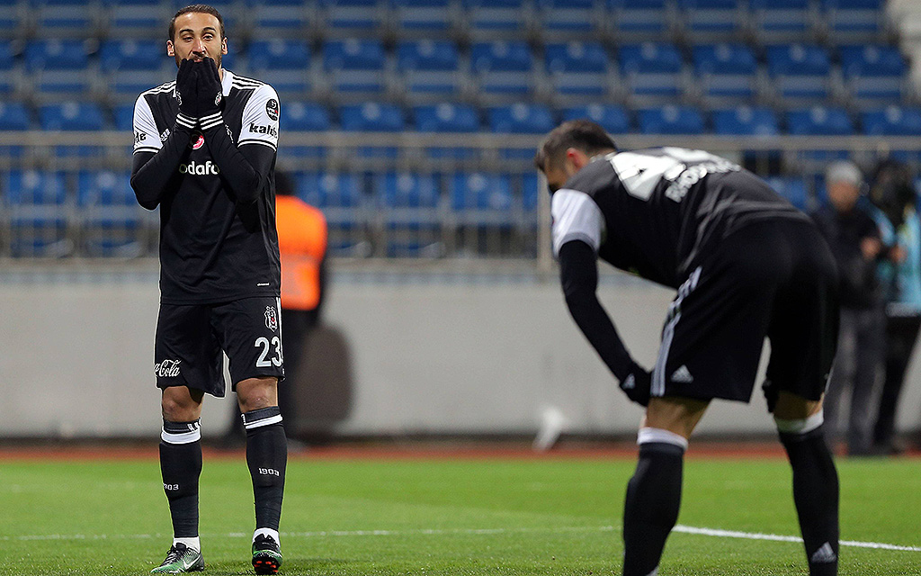 Süper Lig Match zwischen Kasimpasa und Besiktas im Recep Tayyip Erdogan Stadium in Istanbul. Endergebnis 2:1