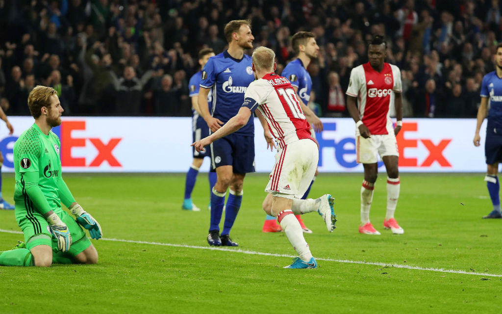 Bis auf Fährmann (l.) erwischten alle Schalker gegen Ajax einen schwachen Tag.