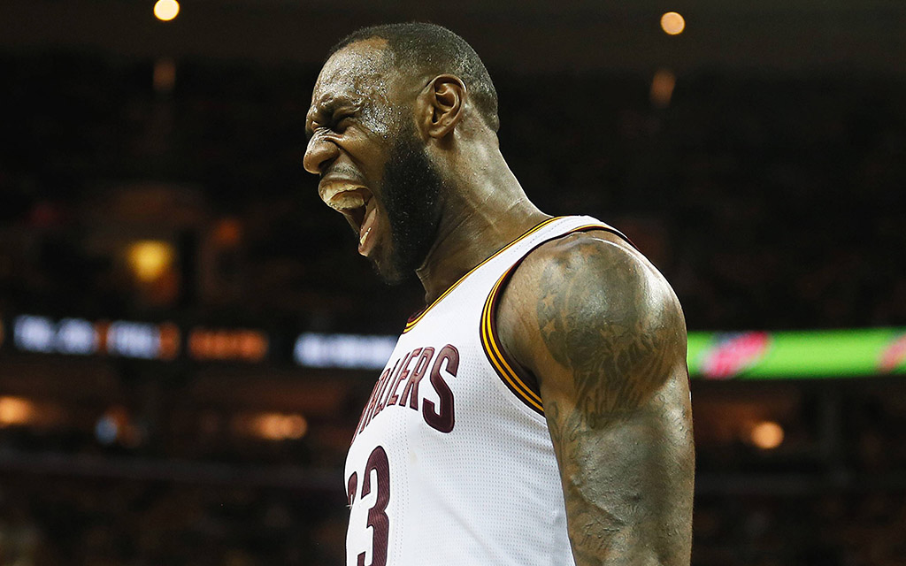 Clevelands LeBron James versprüht Dominanz