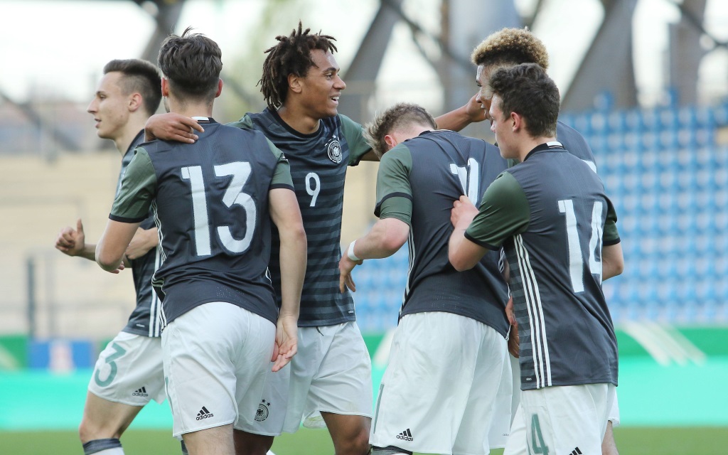 Deutschlands U19 in der EM-Quali gegen die Slowakei.