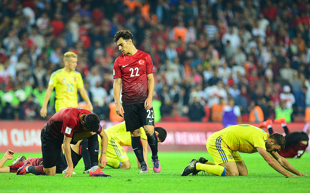 Im Hinspiel trennten sich die Türkei und die Ukraine 2:2