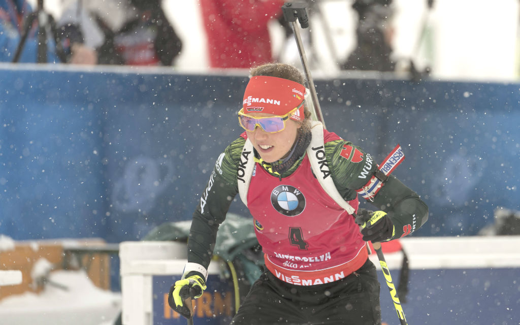 Laura Dahlmeier ist die Favoritin im Sprint.