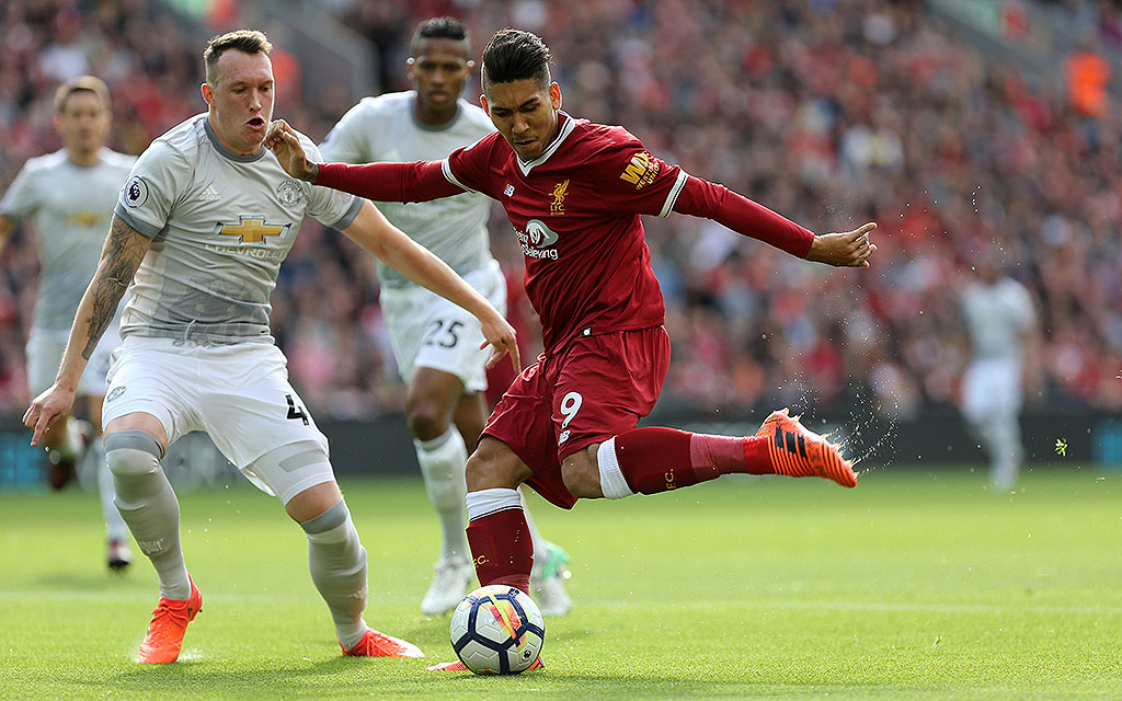 Das Hinspiel an der Anfield Road gewann Manchester United mit 1:0 in Liverpool