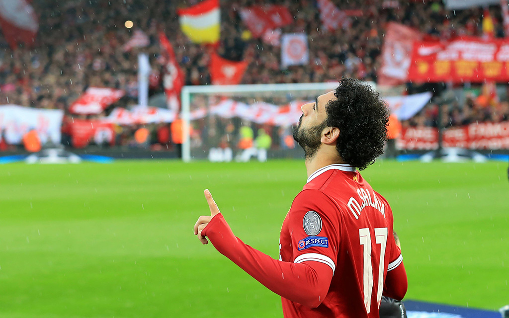 AS Rom - FC Liverpool: Mohamed Salah traf im Hinspiel gegen seinen Ex-Klub, jubelte aber nicht.