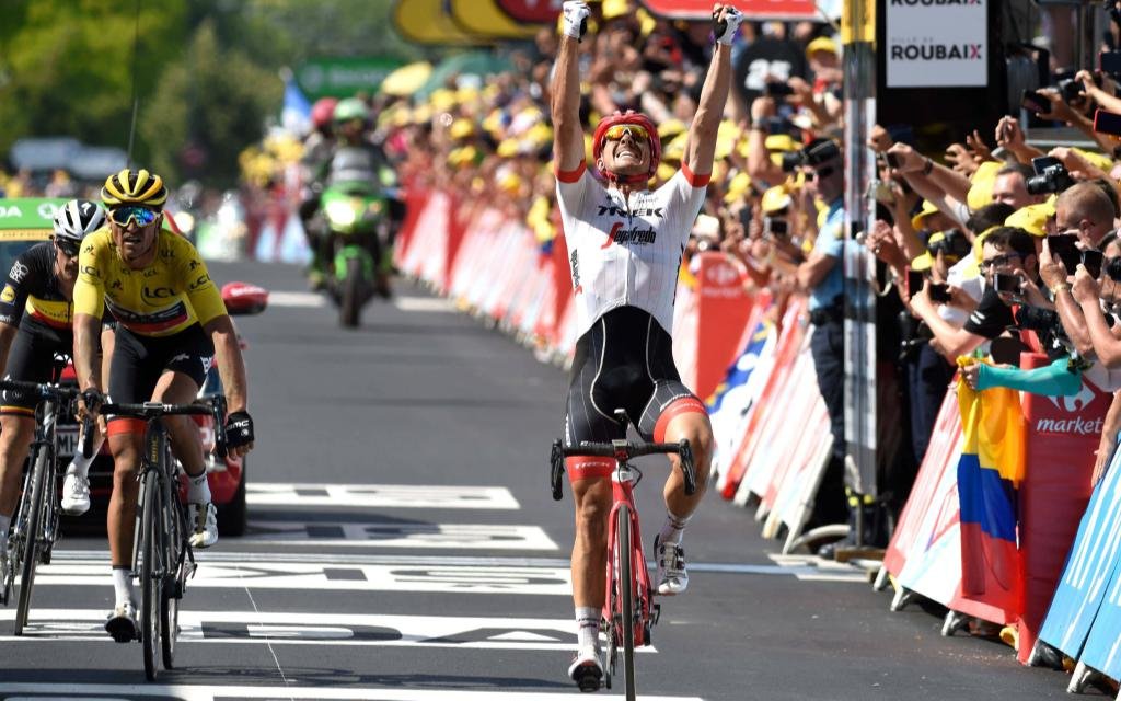 9. Etappe der Tour de France: John Degenkolb gewinnt den Zielsprint..