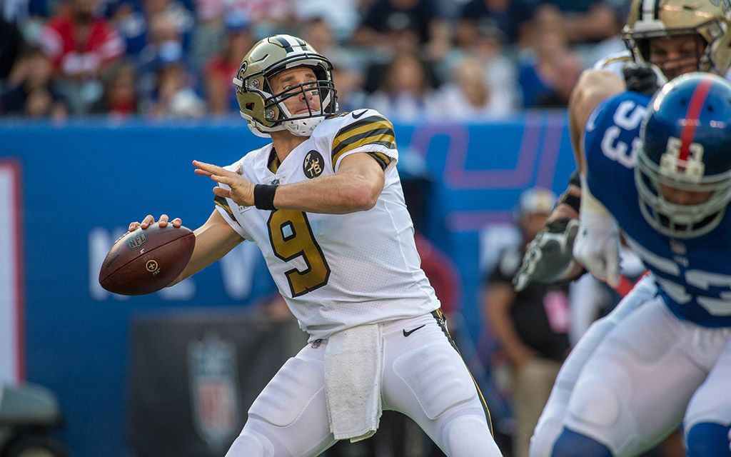 Kann Saints QB Brees den Rekord gegen Washington knacken?