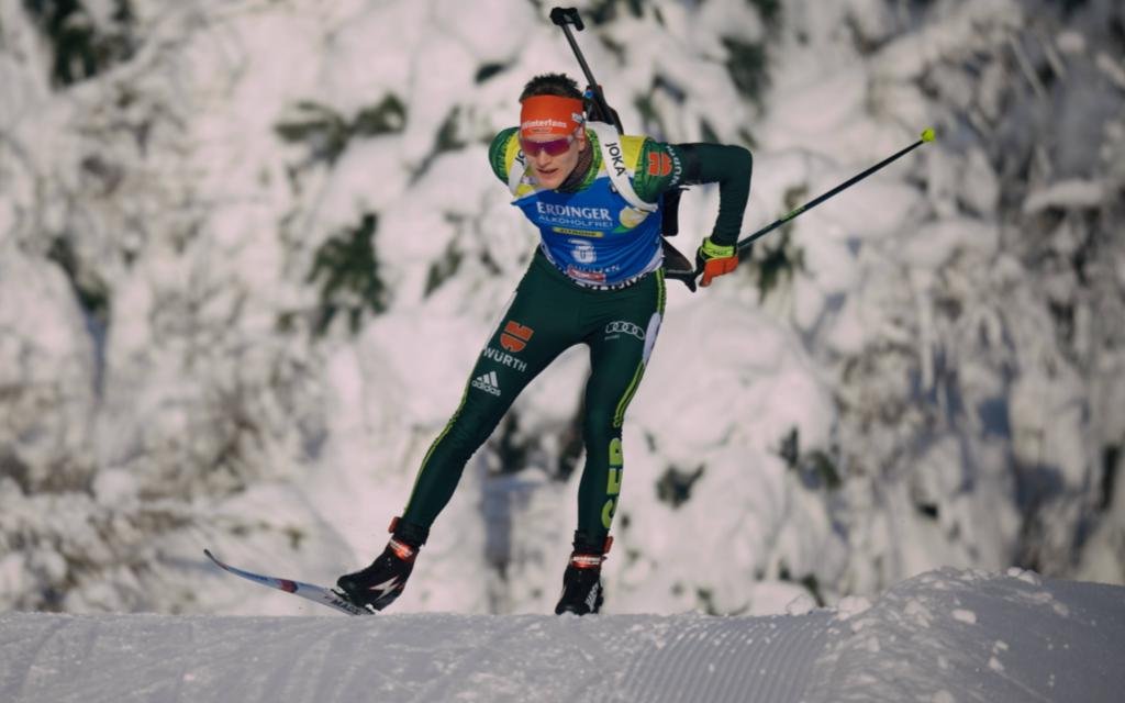 Sprint der Herren in Oberhof mit Sprintweltmeister Benedikt Doll.