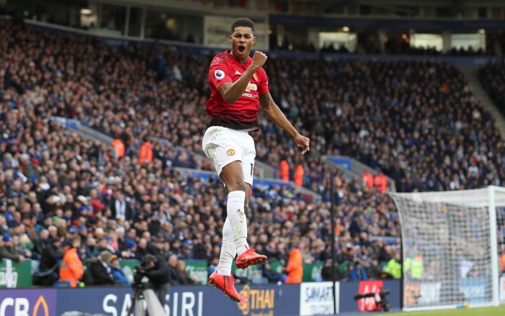 Leicester City v Manchester United ManU - Premier League - King Power Stadium Manchester United s Marcus Rashford