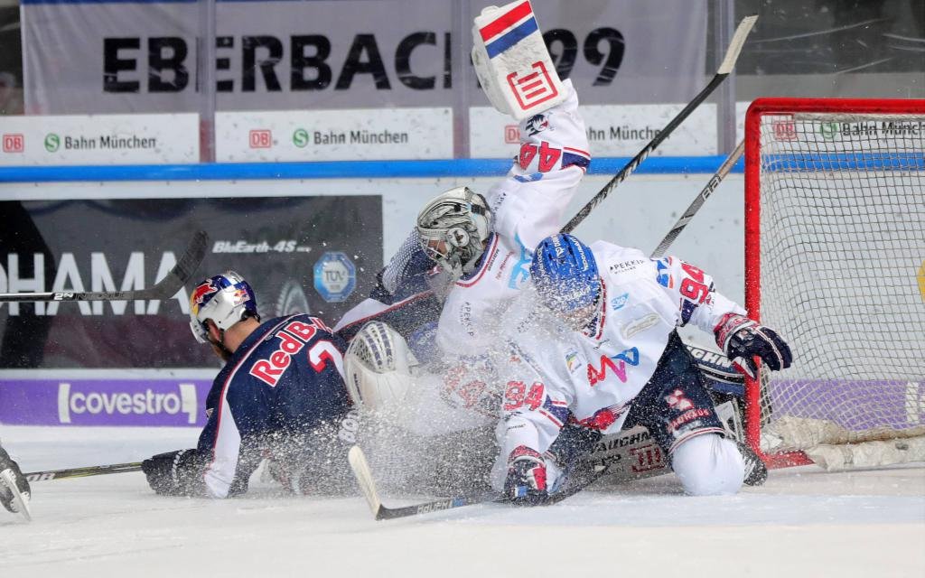 Die Adler Mannheim stehen kurz vor dem Meistertitel.