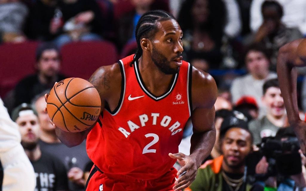 NBA-Finals: Torontos Leonard beim Ballvortrag