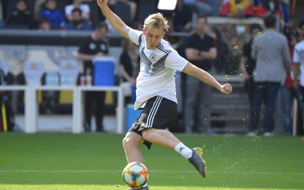 05.06.2019, Fussball, EM Qualifikation 2020, DFB - Hautnah, Oeffentliches Training und Trainingsspiel der Deutschen Nationalmannschaft im Aachener Tivoli Stadion, Julian Brandt (Deutschland)