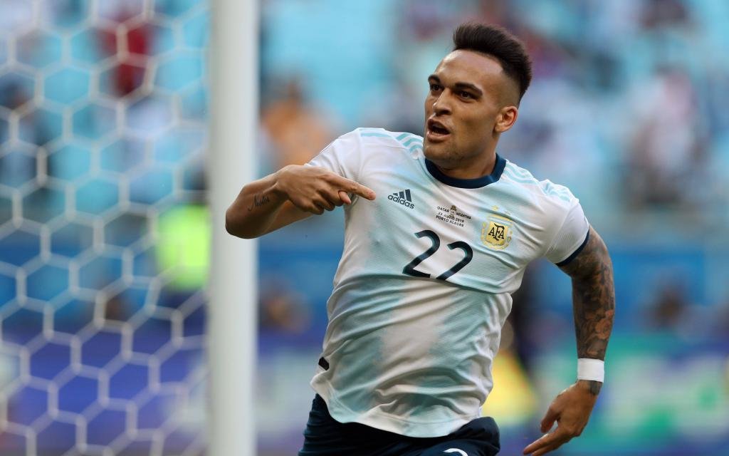 Lautaro Martinez (ARG), June 23, 2019 - Football / Soccer : Copa America 2019, Group B match between Qatar 0-2 Argentina at Arena do Gremio in Porto Alegre, Brazil