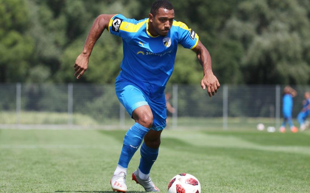 GER, 3.Liga, SV Rothenstein 08 vs FC Carl Zeiss Jena 23.06.19 , Rothenstein, GER, 3.Liga, Vorbereitung Saison 2019/2020, SV Rothenstein 08 vs FC Carl Zeiss Jena im Bild Anton Donkor (Jena)