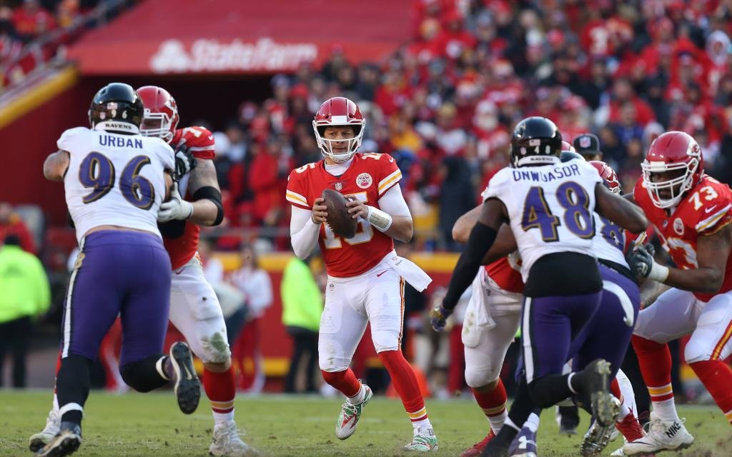 Kansas Citys Mahomes (M.) gegen Baltimore ist das Top-Duell der Woche