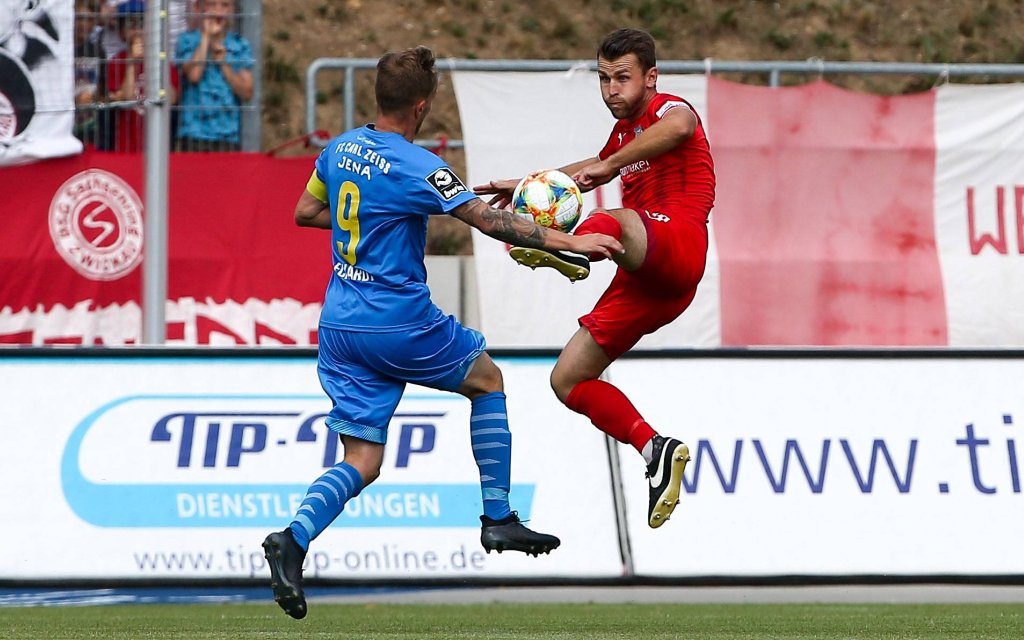 Zwickau, 04.08.2019, GGZ-Arena, Fußball, Herren, 3. Liga, 4. Spieltag , FSV Zwickau - FC Carl Zeiss Jena 2:0 (1:0)