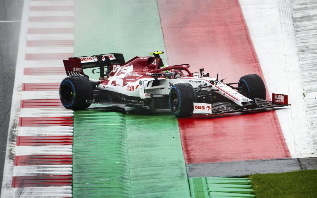 Regen in Spa? Rutschgefahr für die Formel-1-Boliden.