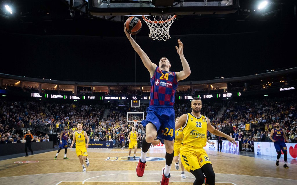 Barcelonas Kuric (M.) vergangene Saison gegen ALBA Berlin