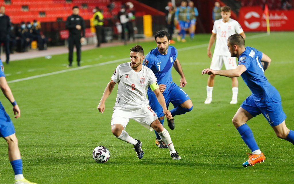 Koke ESP, MARCH 25, 2021 - Football / Soccer : 2022 FIFA World Cup, WM, Weltmeisterschaft, Fussball European Qualifying round Group B Matchday 1 between Spain 1-1 Greece at the Estadio Municipal Nuevo Los Carmenes in Granada