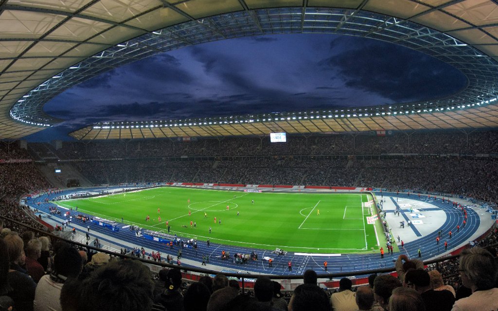 , 10.05.2012, Berlin, Deutschland, -, Panoramablick, in, das, Olympiastadion, waehrend, des, Relegationspieles, von, Hertha, BSC, gegen, Fortuna, Dueseldorf