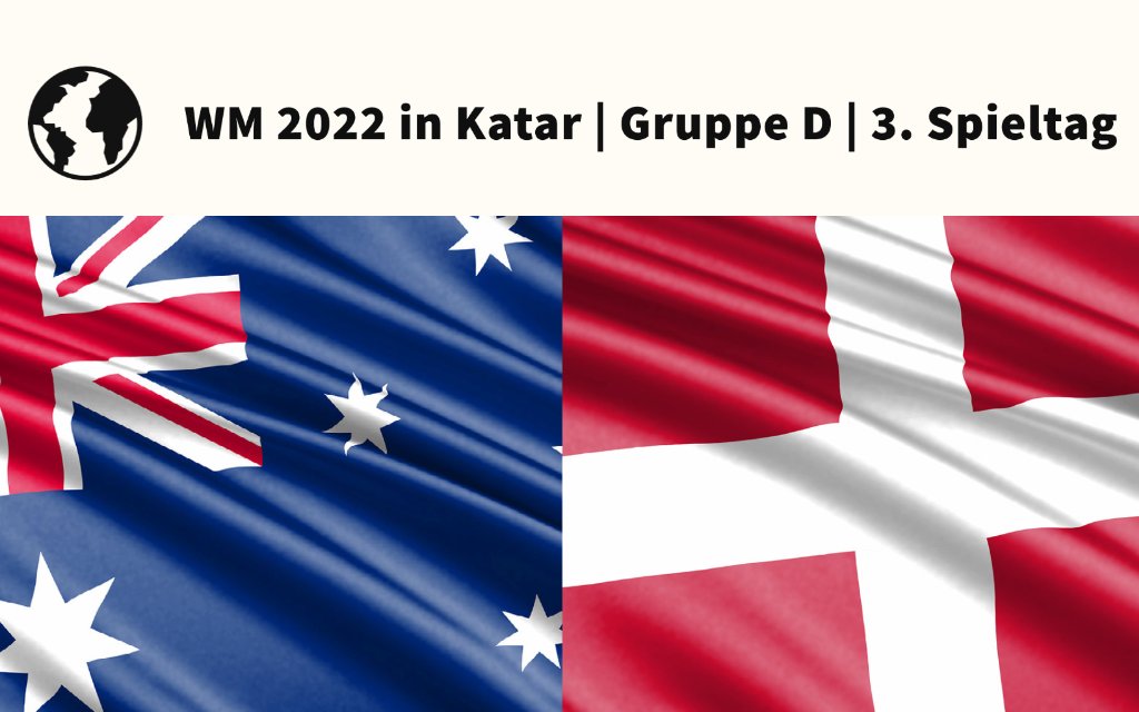 WM 2022: Australien - Dänemark