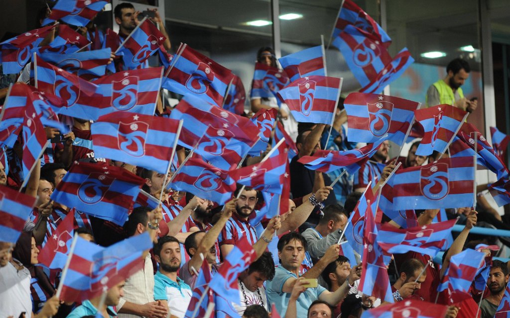 Turkey superleague match between Trabzonspor at Avni Aker Stadium in Trabzon on September 14, 2014