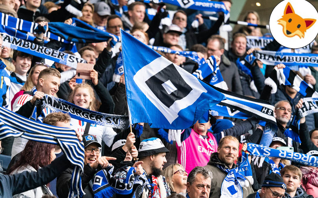 Der Quotenfuchs beim Zweitliga-Start HSV gegen Braunschweig.